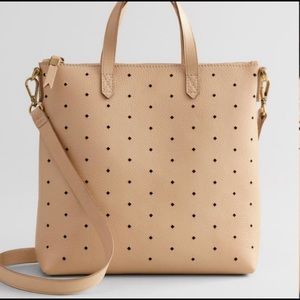 NWT Madewell Mini Transport Perforated Tote
